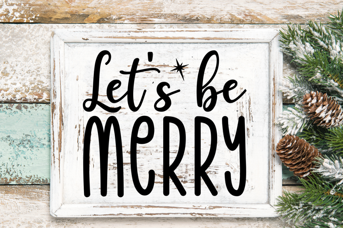 Farmhouse Christmas Sign Svg Bundle