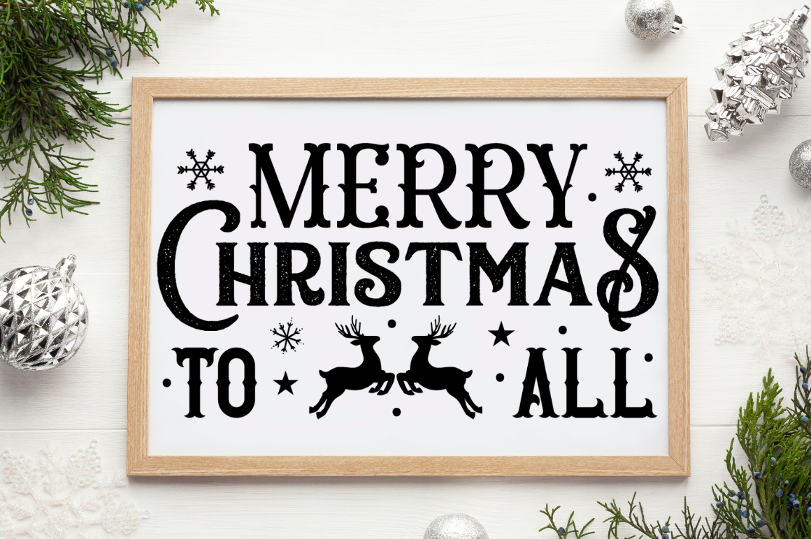 Vintage Christmas Sign Bundle