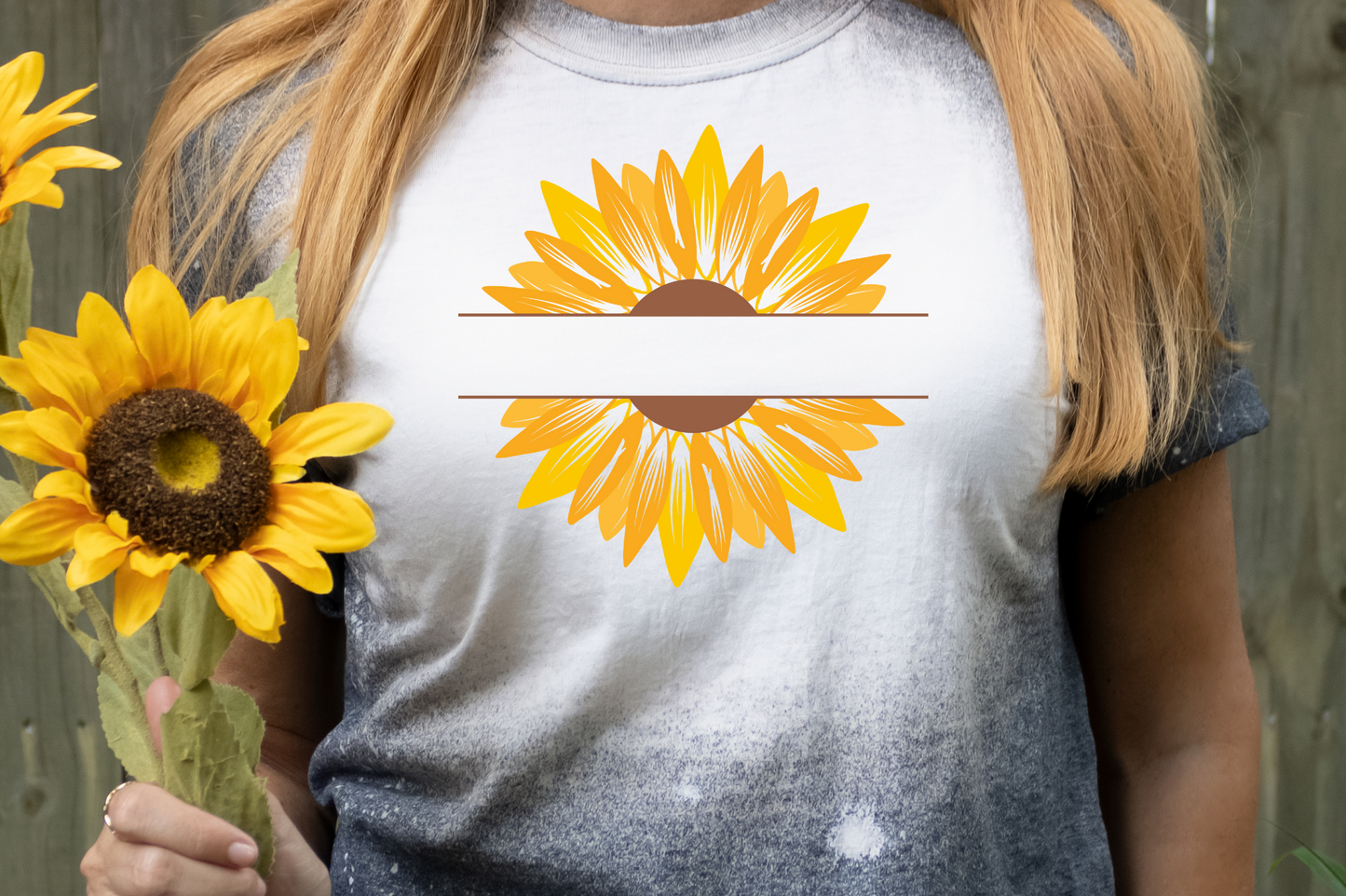 Sunflower Monogram SVG Bundle