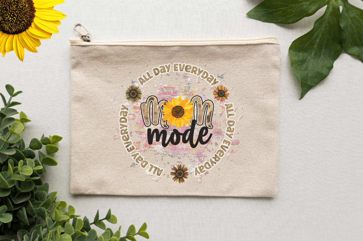 Leopard Sunflower Mom PNG Bundle