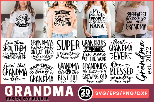 Grandma SVG Bundle