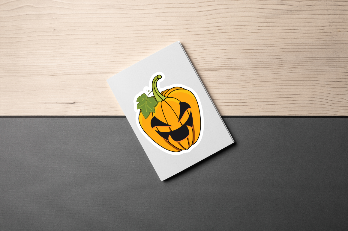 Halloween Pumpkin Stickers Svg Bundle