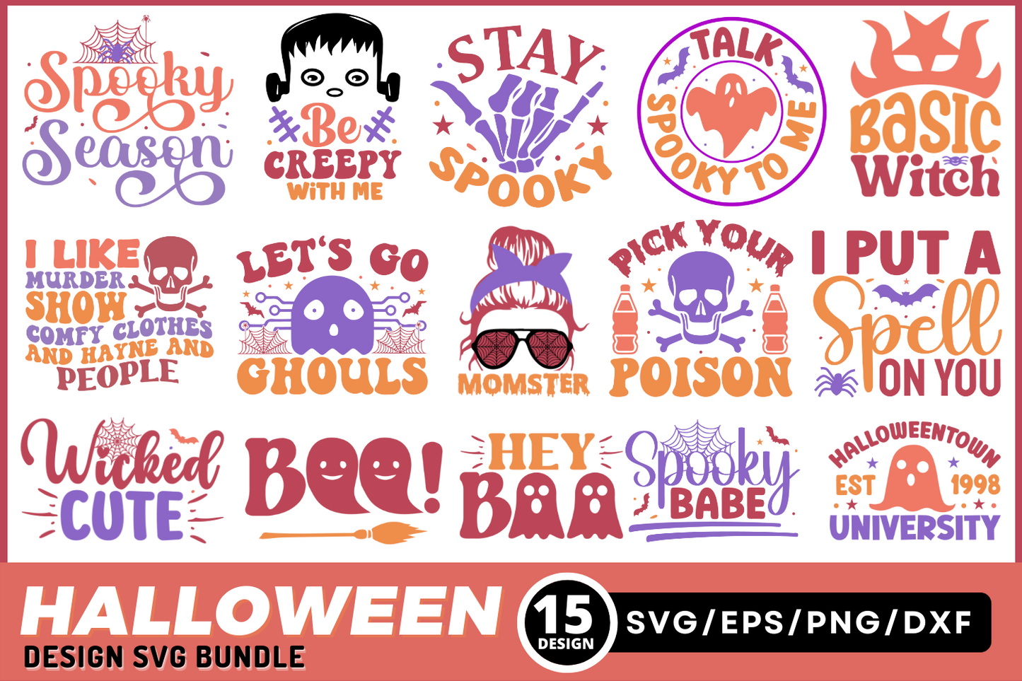 Halloween Svg Designs Bundle