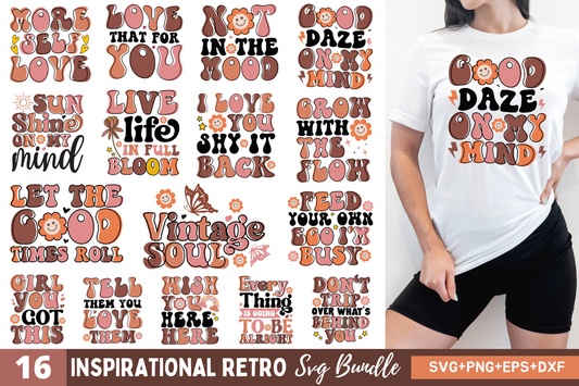 Inspirational Retro Quotes Bundle