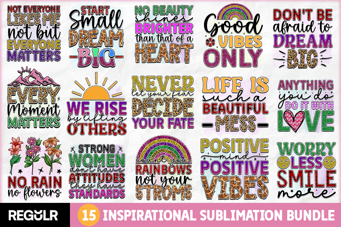 Inspirational Sublimation Bundle