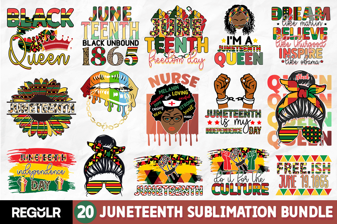 Juneteenth Sublimation Bundle