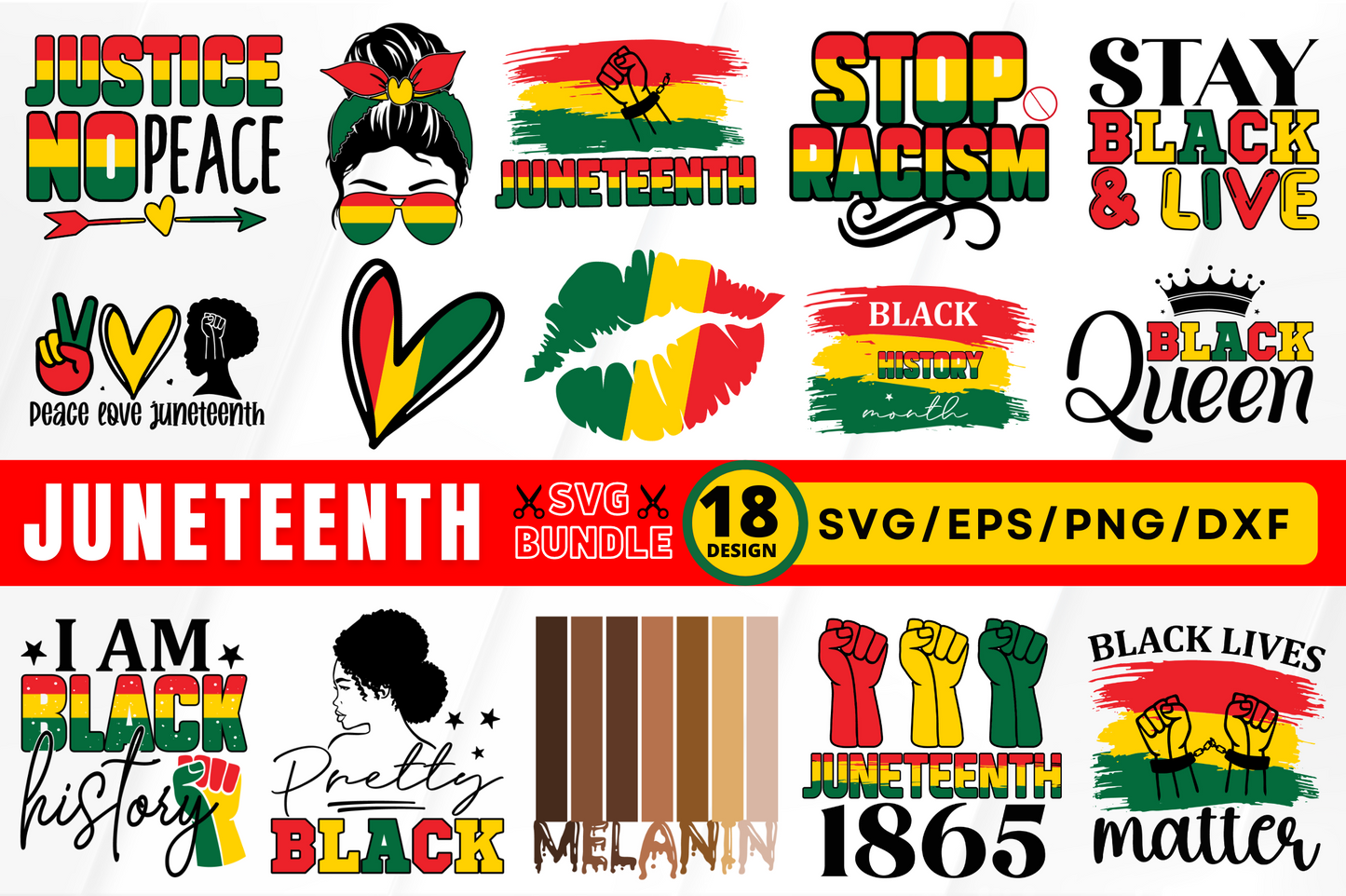 Juneteenth SVG Bundle