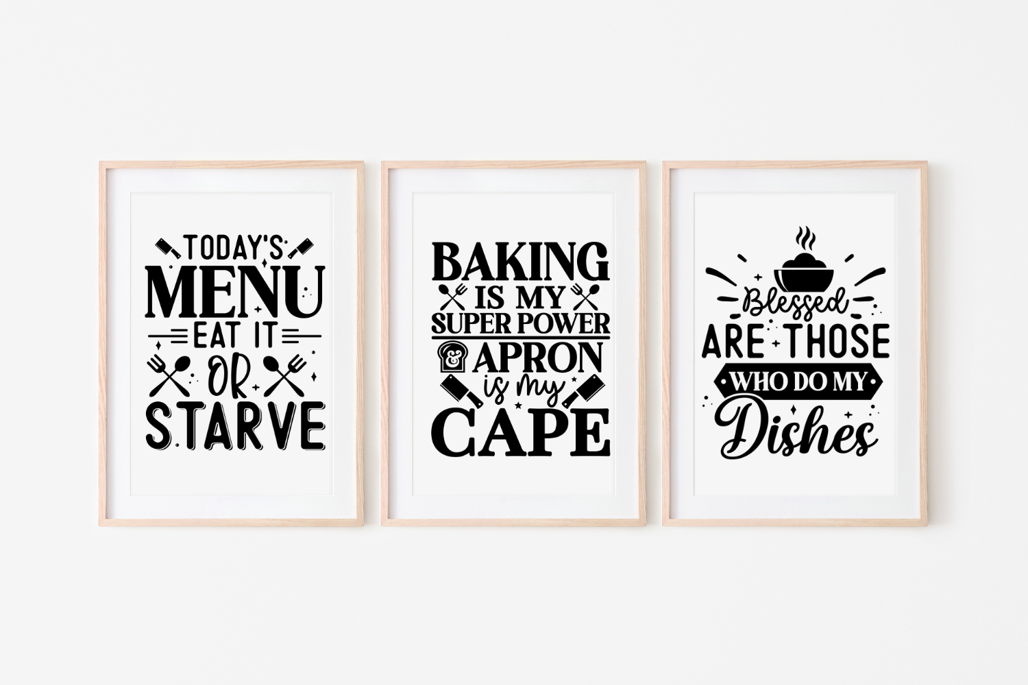 Kitchen Sign SVG Bundle