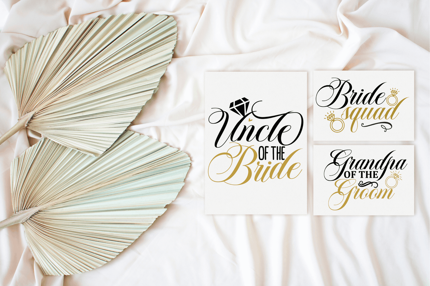 Wedding Roles SVG Bundle