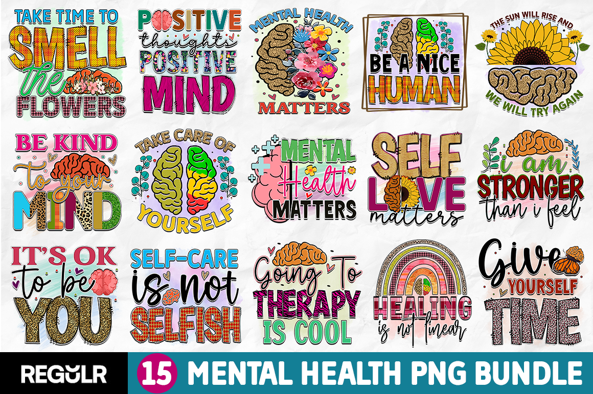 Mental Health Sublimation Bundle