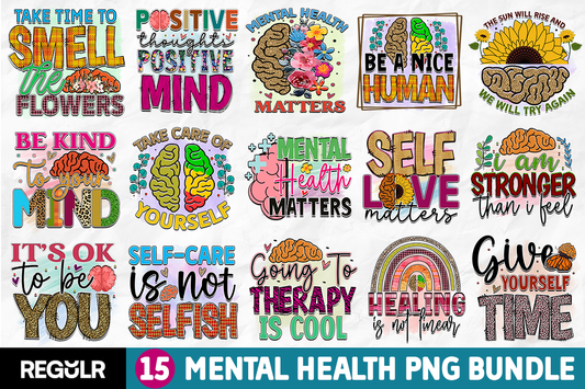 Mental Health Sublimation Bundle