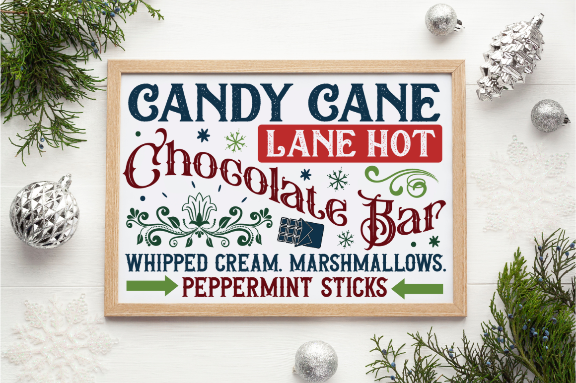 Santa Christmas Sign Bundle