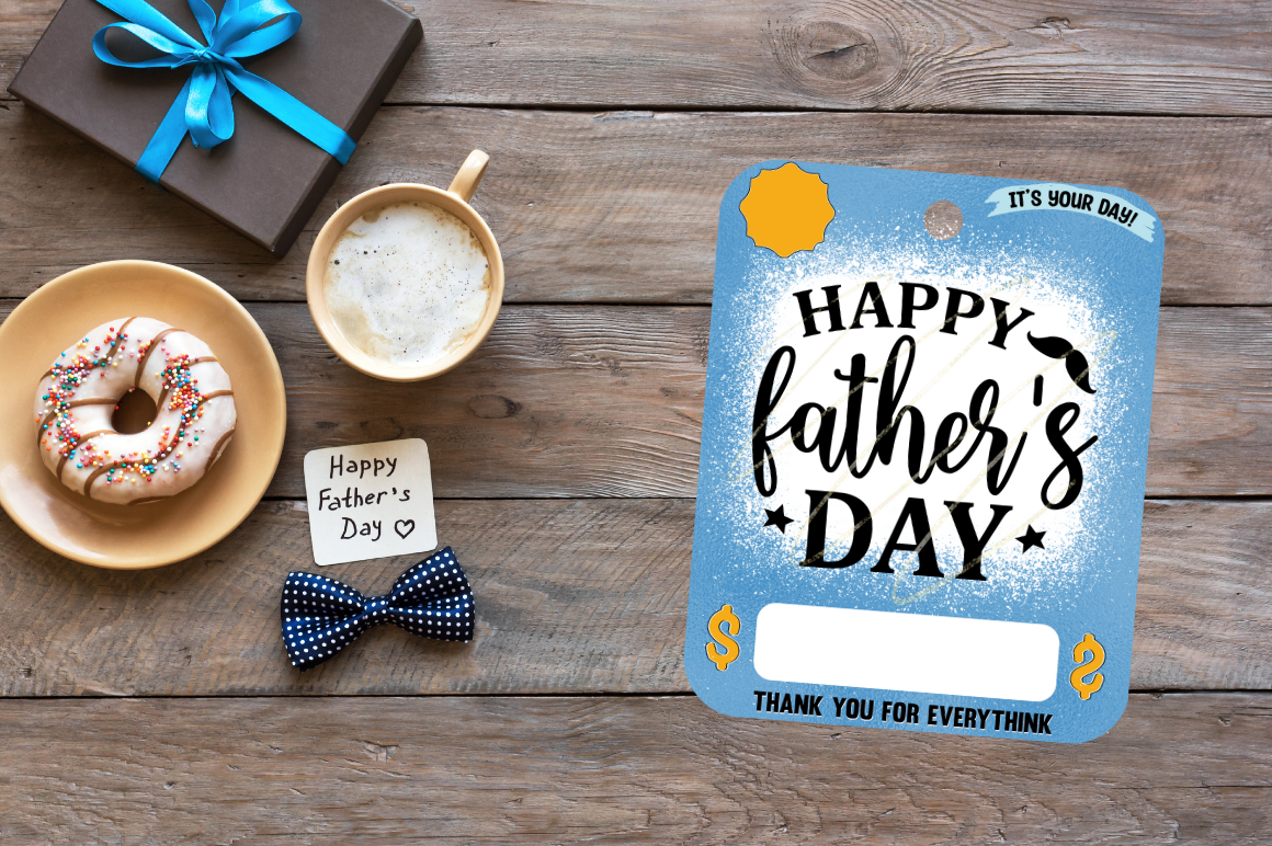 Father's Day Money Card PNG Bundle