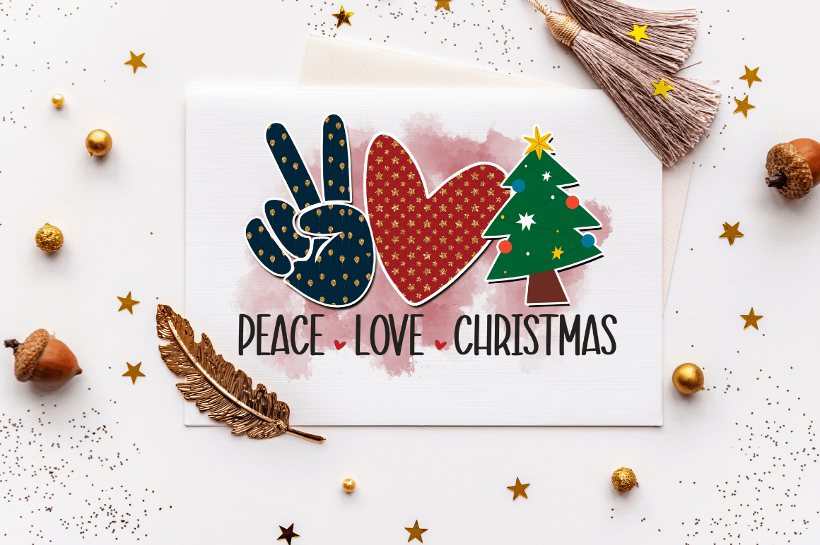 Peace Love Christmas Sublimation Bundle