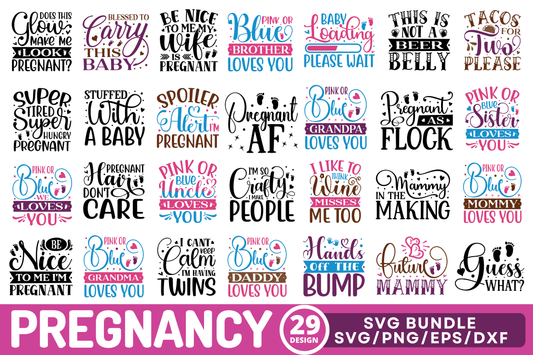 Pregnancy SVG Bundle