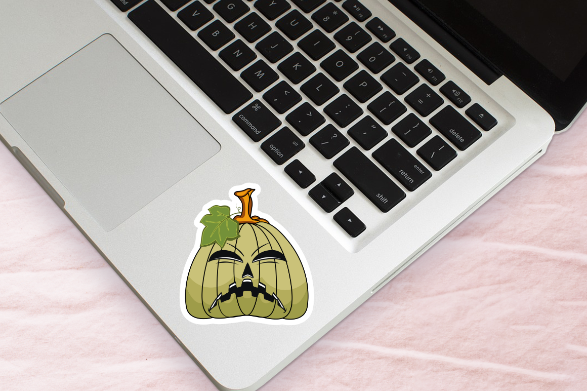 Halloween Pumpkin Stickers Svg Bundle