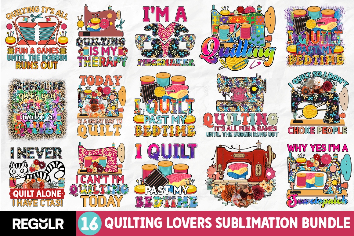 Quilting Lovers Sublimation Bundle