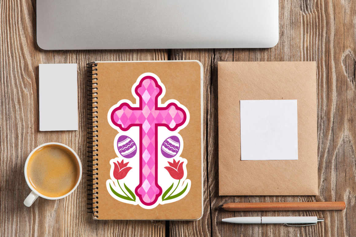 Religious Easter Stickers Png Bundle