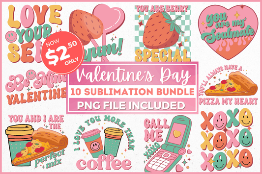 Retro Valentine’s Day Sublimation Bundle