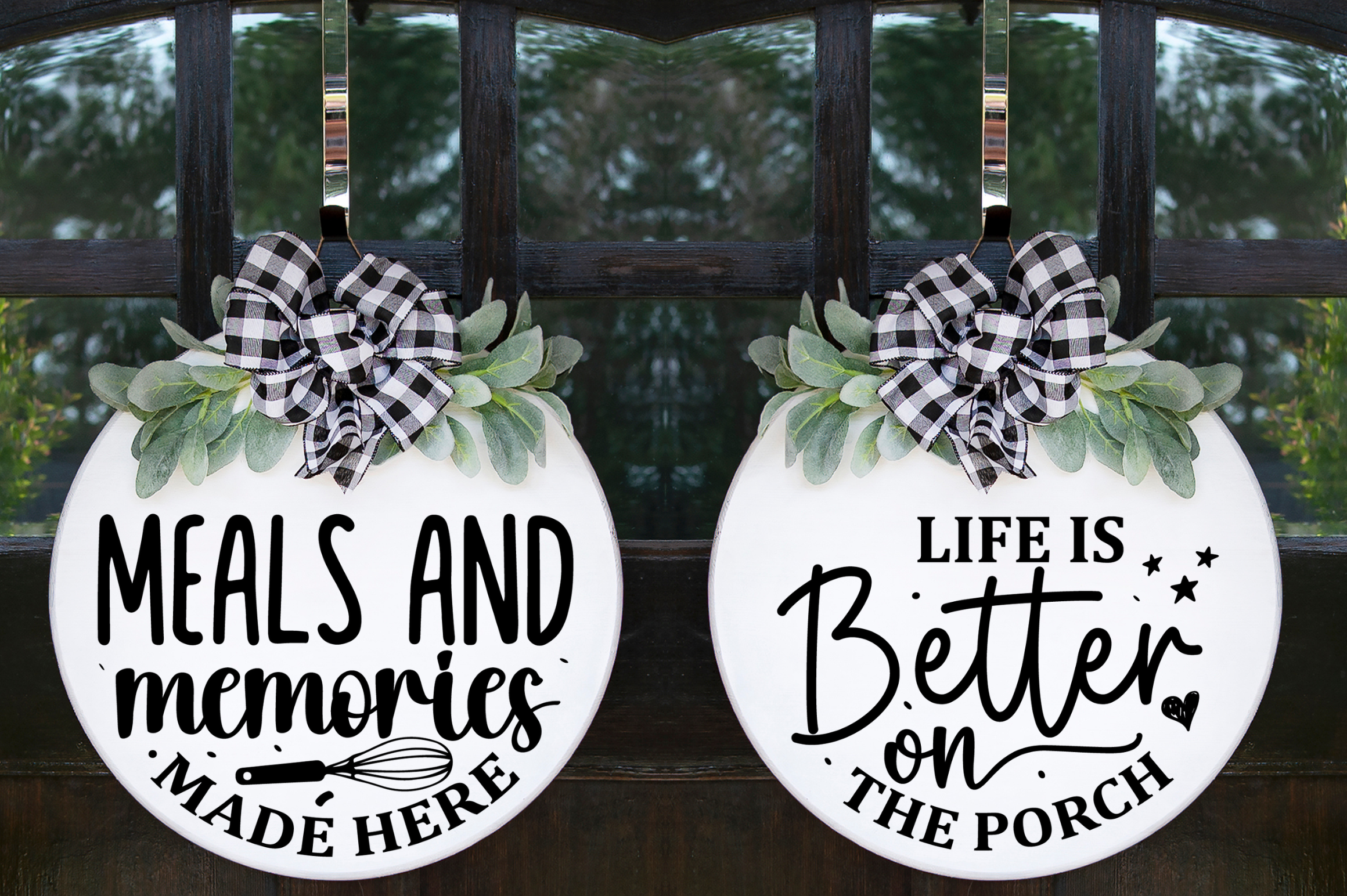 Farmhouse Round Sign Bundle