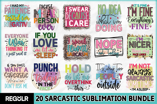 Sarcastic Sublimation Bundle