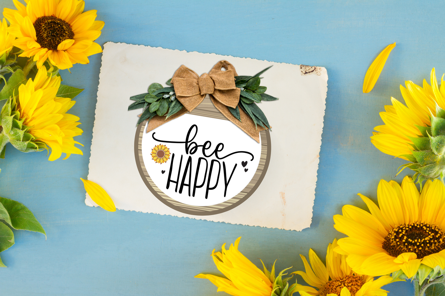 Sunflower Round Signs Bundle