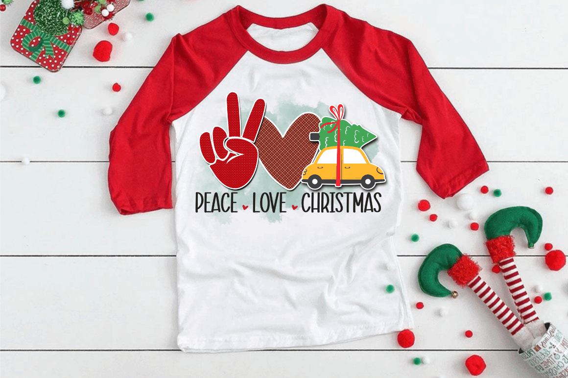 Peace Love Christmas Sublimation Bundle