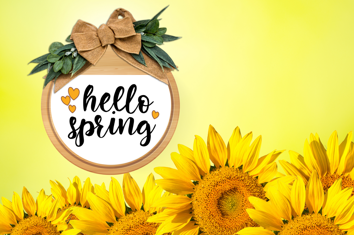 Sunflower Round Signs Bundle