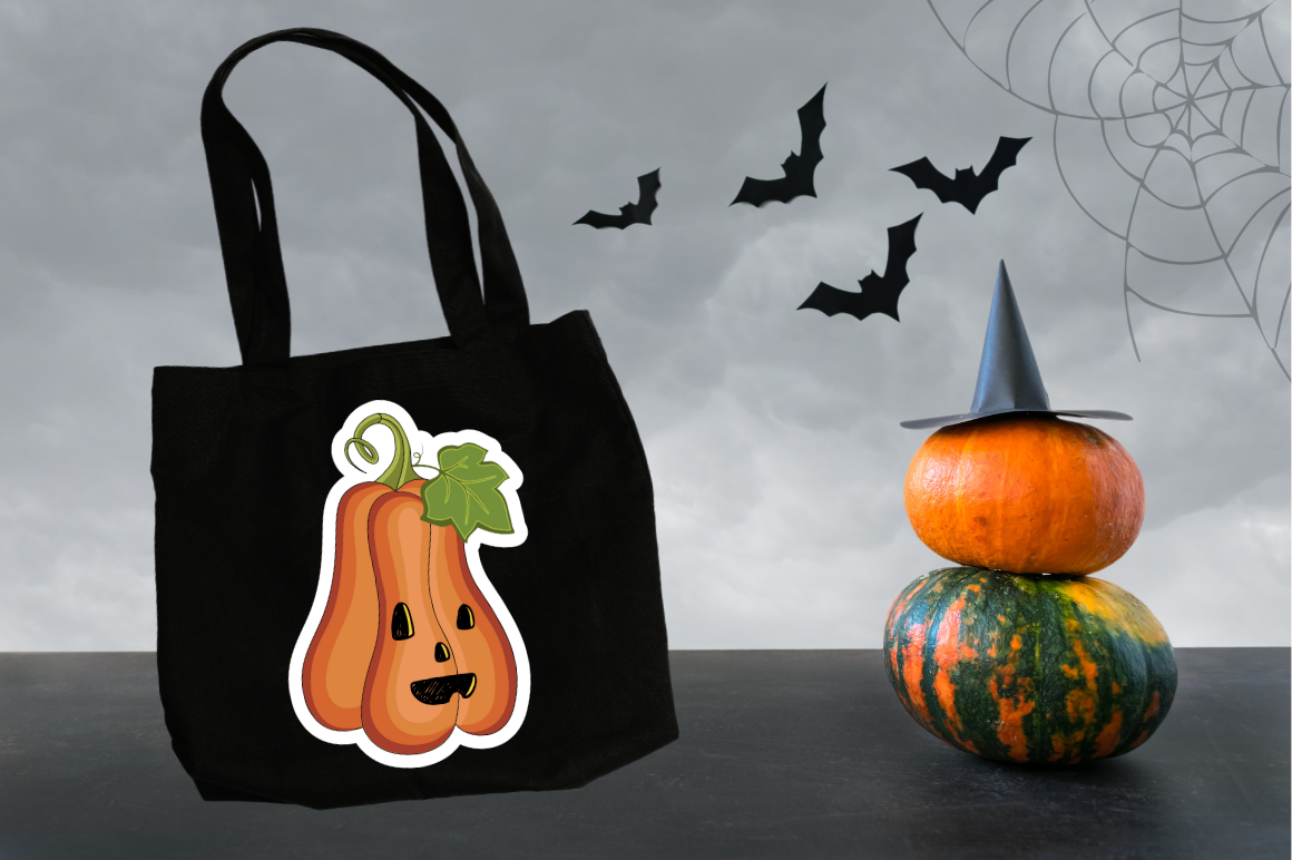 Halloween Pumpkin Stickers Svg Bundle