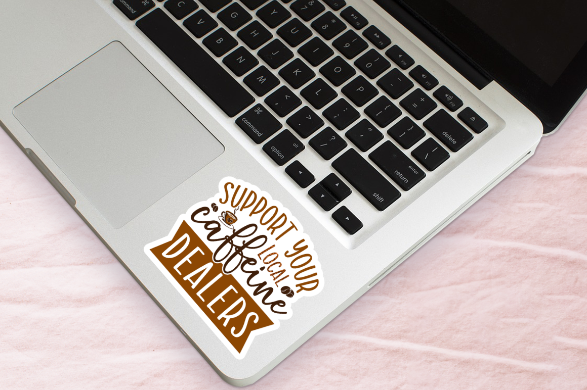 Funny Coffee Printable  Stickers Png Bundle