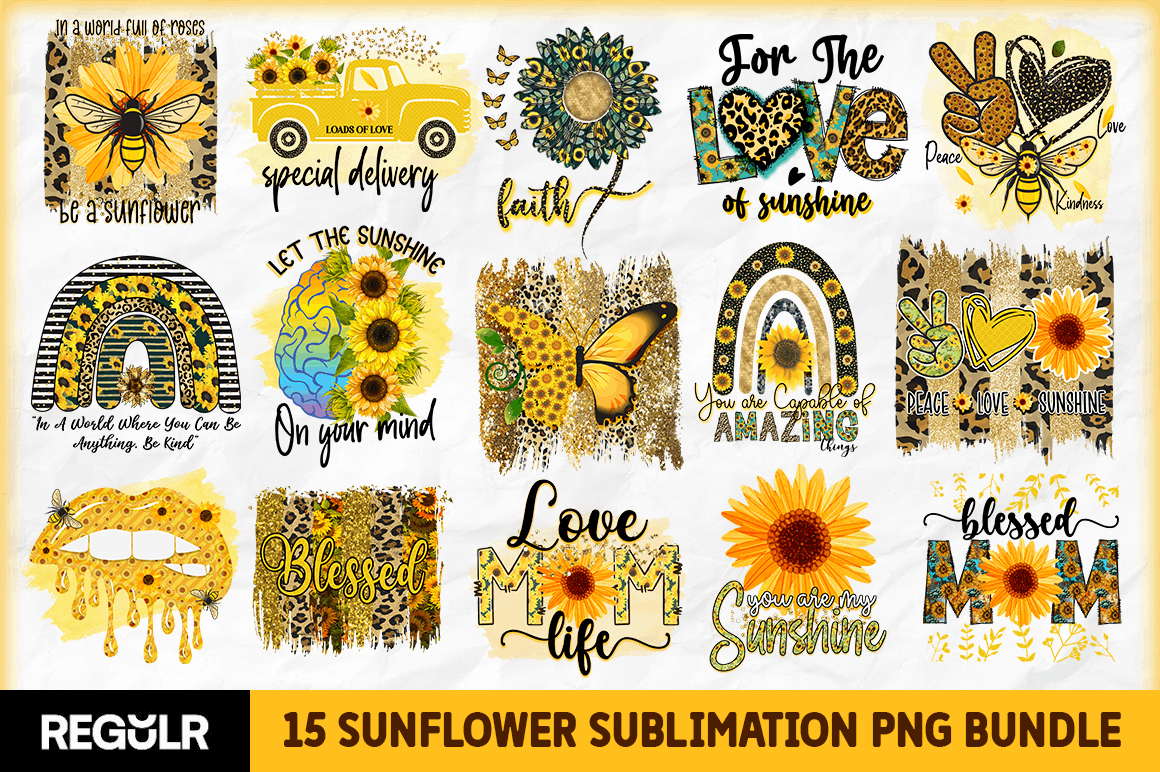 Sunflower Sublimation Bundle