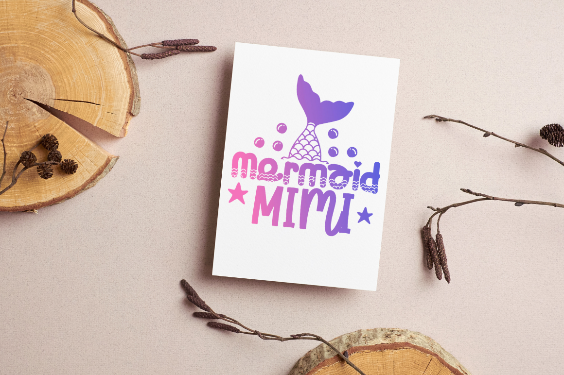 Mermaid Birthday SVG Bundle