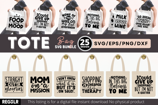 Tote Bag SVG Bundle