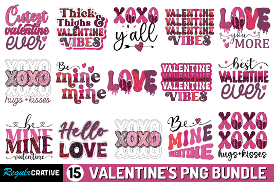 Valentine's  sublimation png Bundle