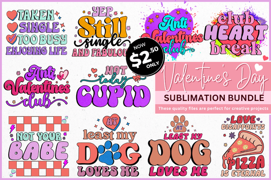 Valentine's Day Sublimation png Bundle