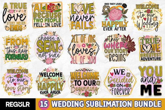 Wedding Sublimation Bundle