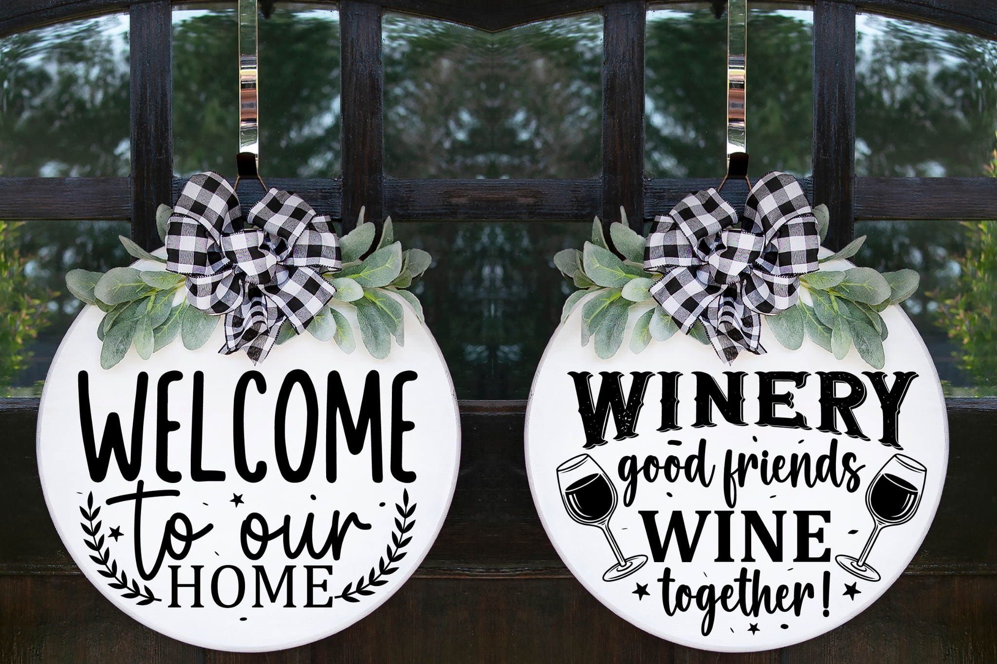 Farmhouse Round Sign Bundle