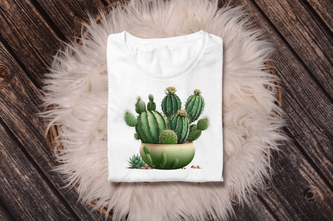 Watercolor Cactus Clipart Bundle