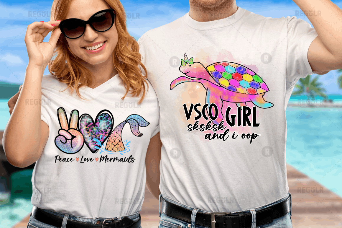 Beach And Mermaid Sublimation