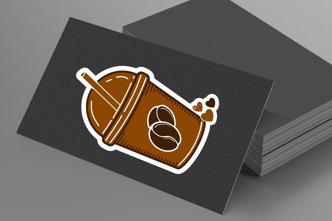 Funny Coffee Printable  Stickers Png Bundle