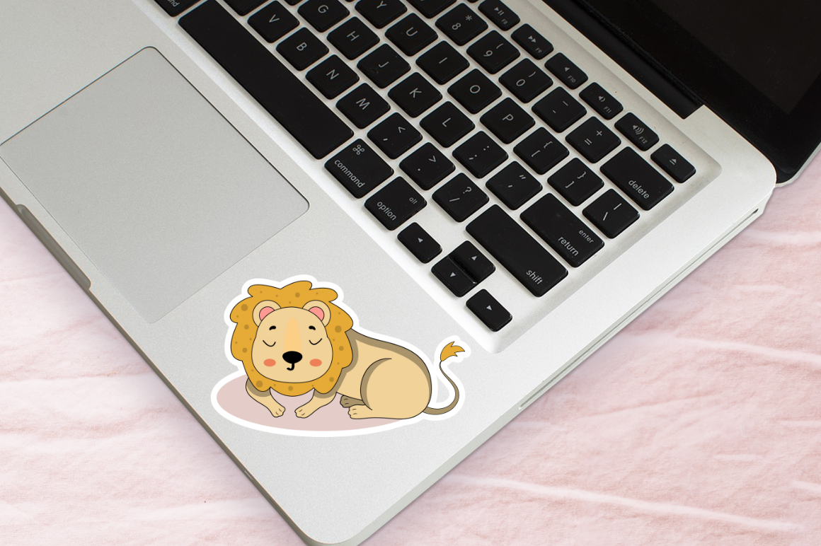 Cute Sleeping Animals Sticker Bundle