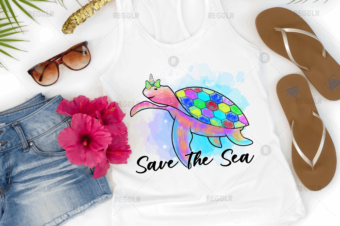 Beach And Mermaid Sublimation