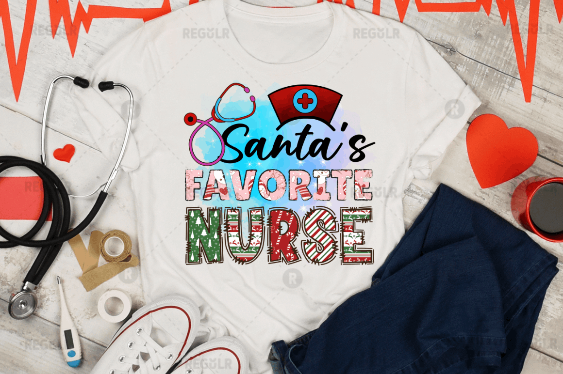 Christmas Nurse Sublimation Bundle