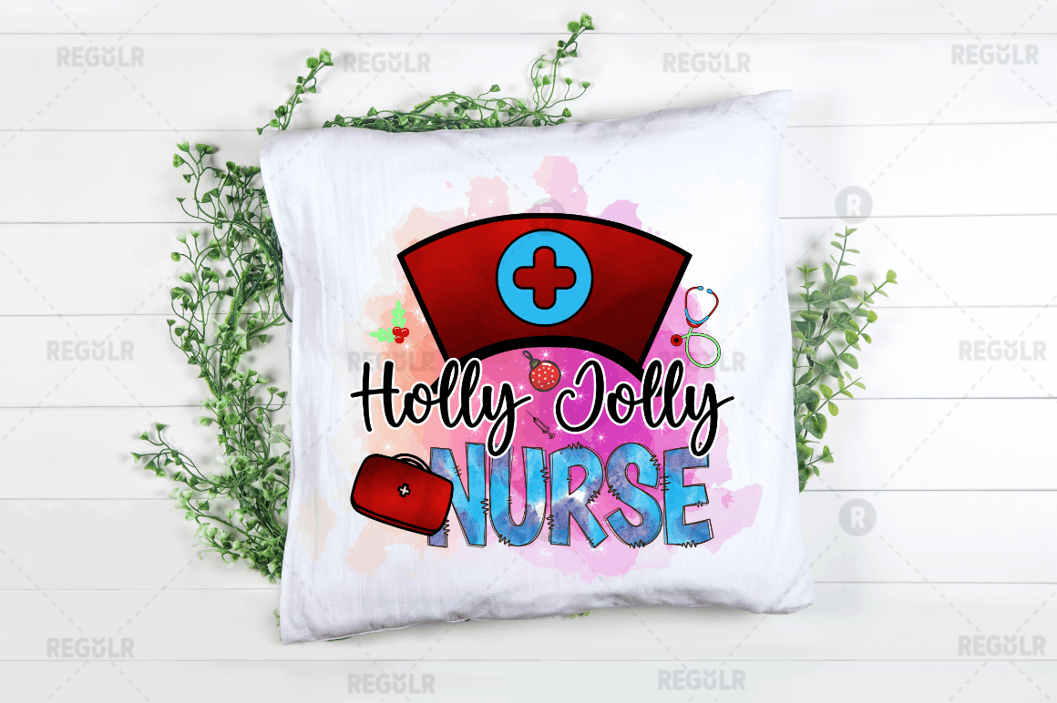 Christmas Nurse Sublimation Bundle