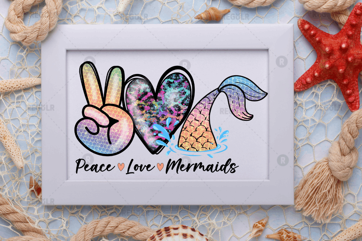 Beach And Mermaid Sublimation