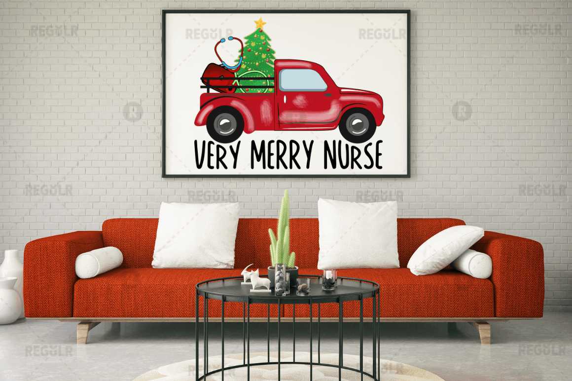 Christmas Nurse Sublimation Bundle