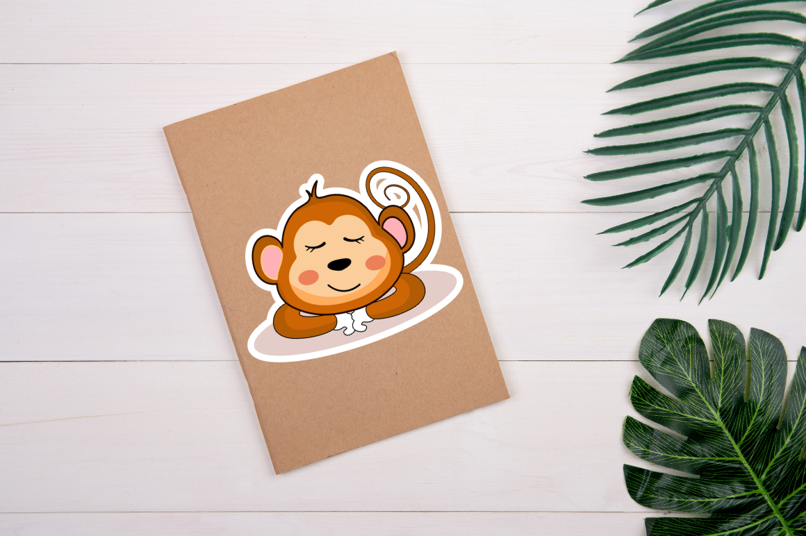 Cute Sleeping Animals Sticker Bundle